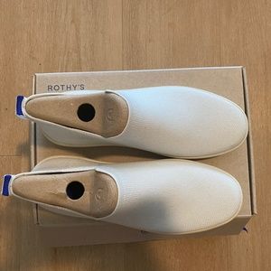 Rothy's Chelsea Boot in Bright White sz 10